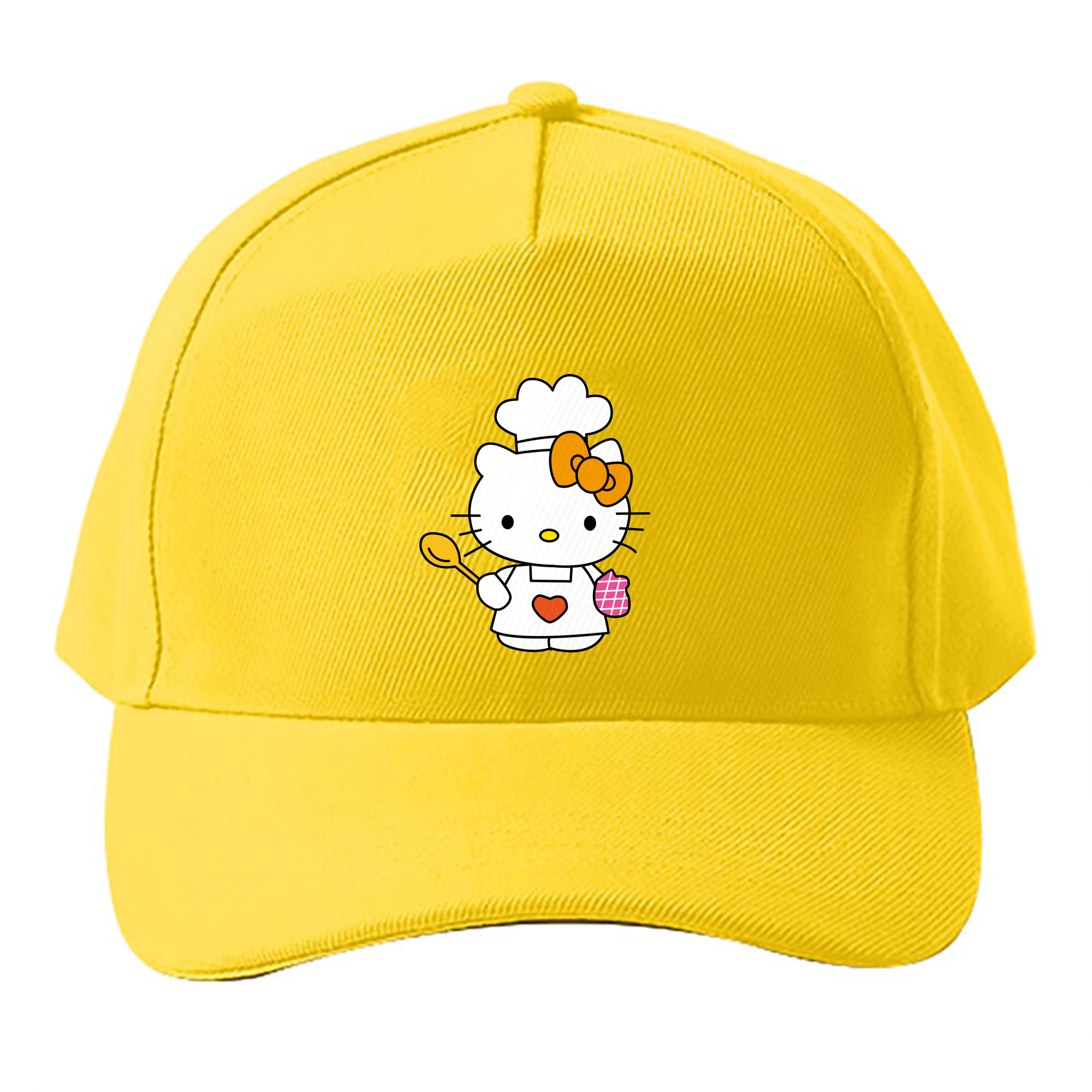 （画像用） Hello Kitty ハローキティ ベースボールキャップ 綿100％ 男女兼用 帽子 スポーツ